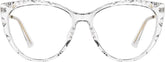 Clear Cat-Eye Glasses #7841723