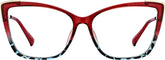 Red Cat-Eye Glasses #7842018