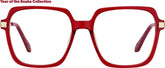 Red Bold Wisdom Glasses #7842218