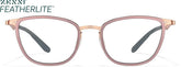 Purple Rectangle Glasses #7842517