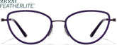 Plum Cat-eye Glasses #7843217