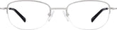 Silver Oval Glasses #807711