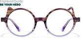 Purple Cattitude Glasses #99120017
