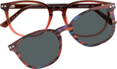 Red Polarized Magnetic Clip On Glasses #99121518