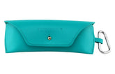 Zenni Teal Kids' Eyeglass Case with Carabiner #A90103424