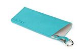 Zenni Teal Pocket Clip-On Case with Keyring #A90104816