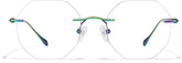 Multicolor Customizable Rimless Glasses #P138629