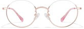 Pink Round Glasses #P157819