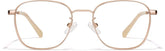 Rose Gold Square Glasses #P159519
