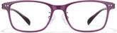 Purple Rectangle Glasses #P2019017