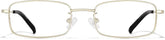 Gold Rectangle Glasses #P320714