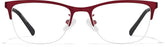 Red Rectangle Glasses #P3216618