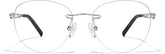 Silver Round Glasses #P322111