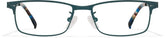 Forest Green Rectangle Glasses #P325024