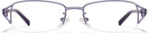 Purple Rectangle Glasses #P414317