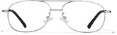 Silver Aviator Glasses #P418911