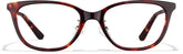 Tortoiseshell Rectangle Glasses #P4413125