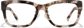 Tortoiseshell Square Glasses #P4413825