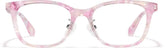 Pink Tortoiseshell Square Glasses #P4435819