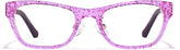 Pink Rectangle Glasses #P4453919