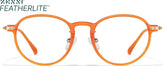 Orange Round Glasses #P7822642