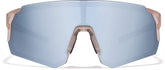 Pink with Silver Mirror Wrap-Around Sports Sunglasses #T02071911