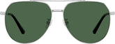 Silver Aviator Sunglasses #T04701124