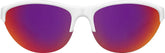White with Rose Gold Mirror Cat-Eye Sunglasses #T08073018