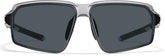 Silver with Gray Lens Active Wrap-Around Sunglasses #T99411112