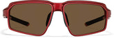 Red with Brown Lens Active Wrap-Around Sunglasses #T99591815