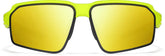 Yellow with Gold Mirror Active Wrap-Around Sunglasses #T99762214