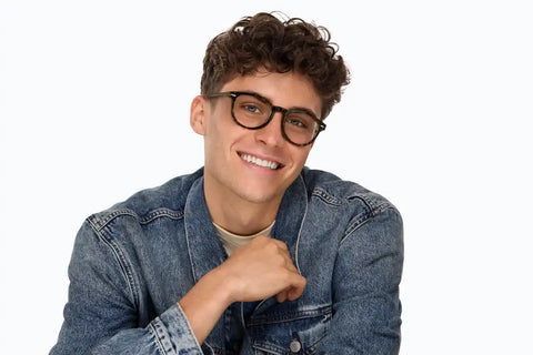 Tortoiseshell Round Glasses #109825