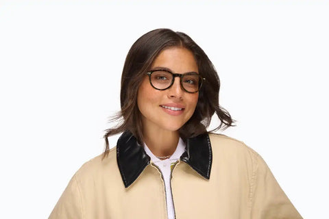 Tortoiseshell Round Glasses #109825