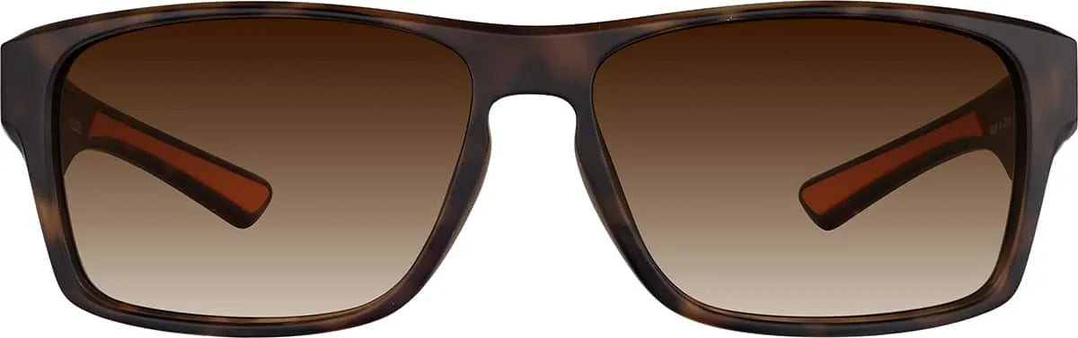 Tortoiseshell Rectangle Sunglasses #1120025