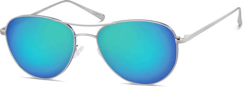 Silver Aviator Sunglasses #1128411