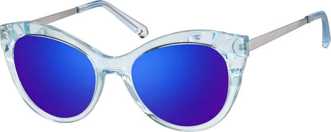 icy-blue Cat-Eye Sunglasses #1135016