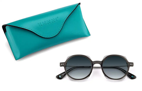 Gray Round Sunglasses #1151912