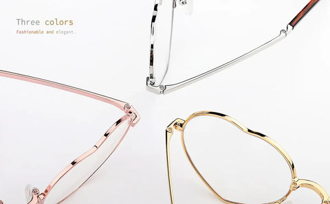 Rose Gold Foldable Stainlees Steel Heart Frames #1161619
