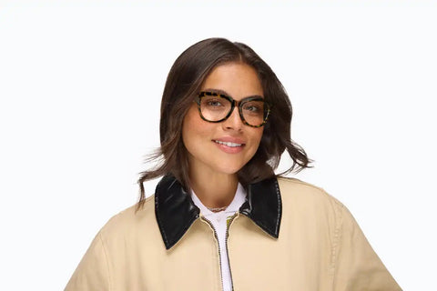 Tortoiseshell Square Glasses #123925
