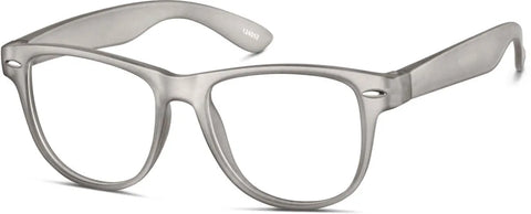Gray Kid's Square Glasses #124012