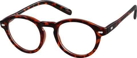 Tortoiseshell Round Glasses #125525