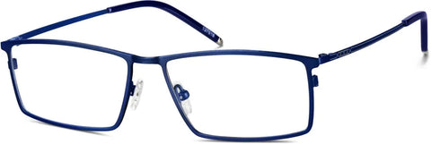 Navy Titanium Rectangle Glasses #137016
