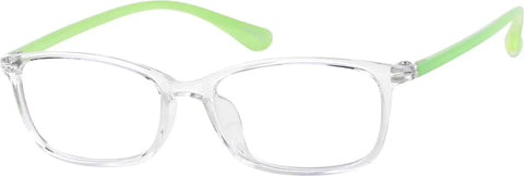 Green Rectangle Glasses #2018324
