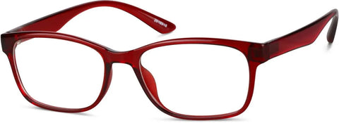 Red Rectangle Glasses #2018918