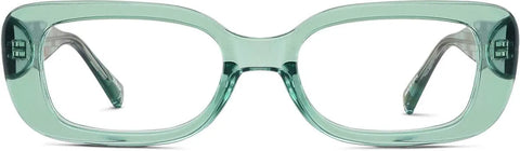 Green Rectangle Glasses #2036324