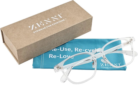Clear Square Glasses #2048323