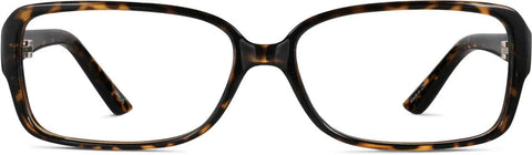Tortoiseshell Rectangle Glasses #286625