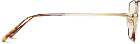 Tortoiseshell/Gold Cat-Eye Glasses #3227515