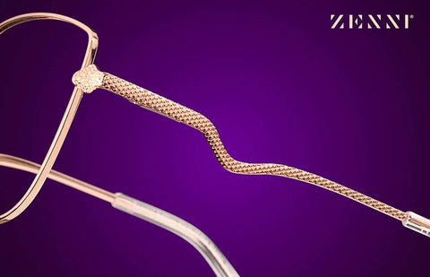 Rose Gold Serpent Sage Glasses #3245919