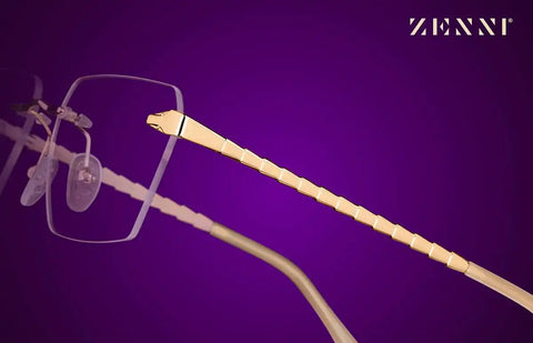 Gold Customizable Opulence Glasses #417314